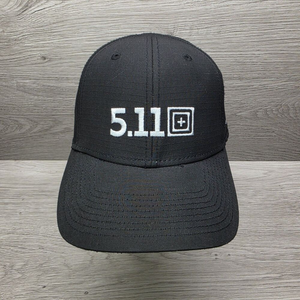 5.11 Tactical Ripstop Snapback Hat Cap 22 Black One Size Adjustable Performance